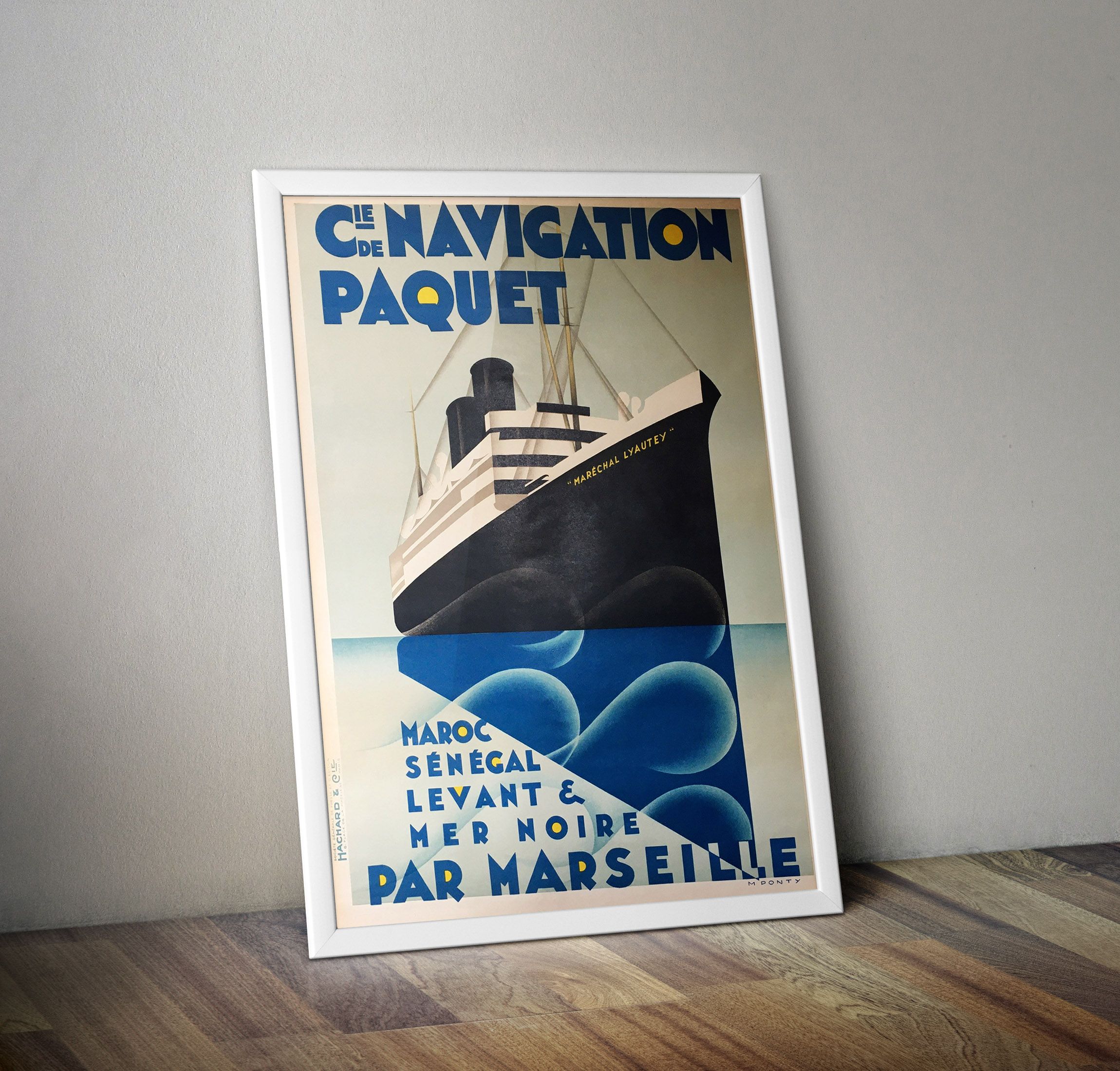 Original Poster: Cie De Navigation Paquet (1924~25)